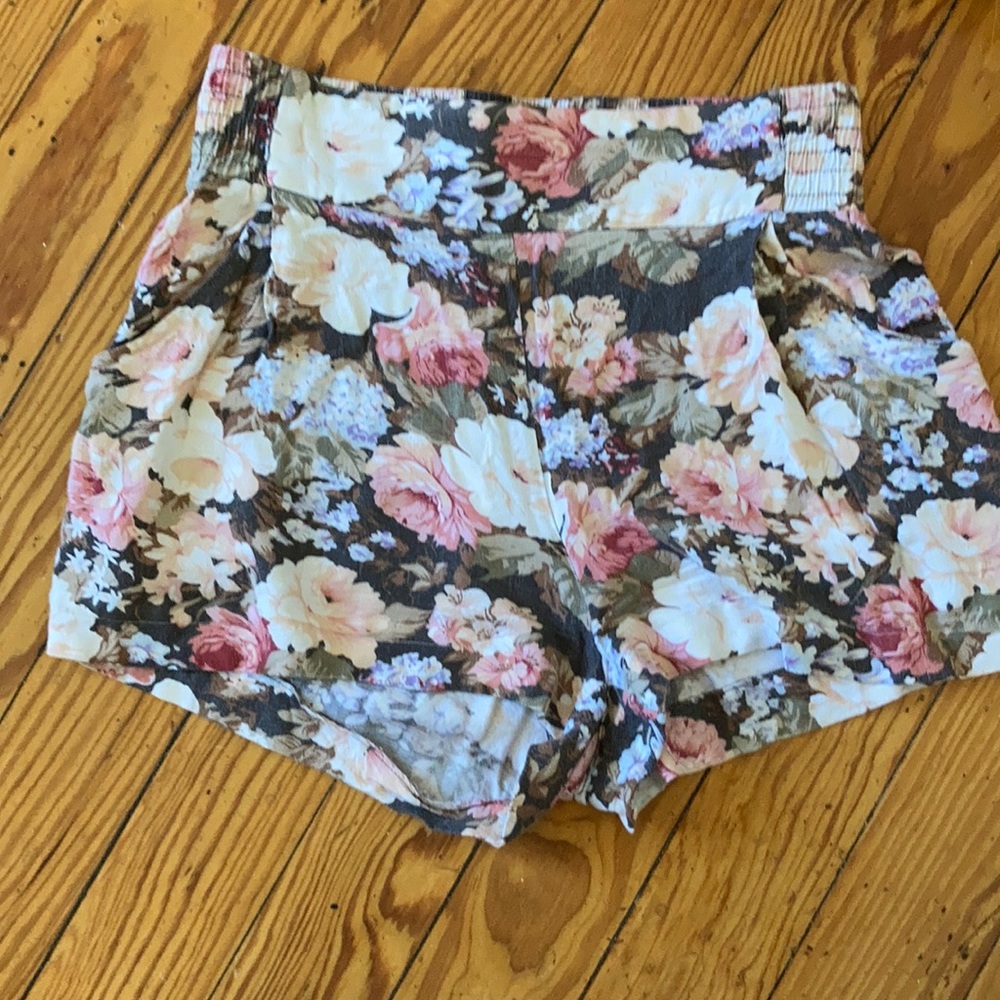 Talula high waisted floral shorts